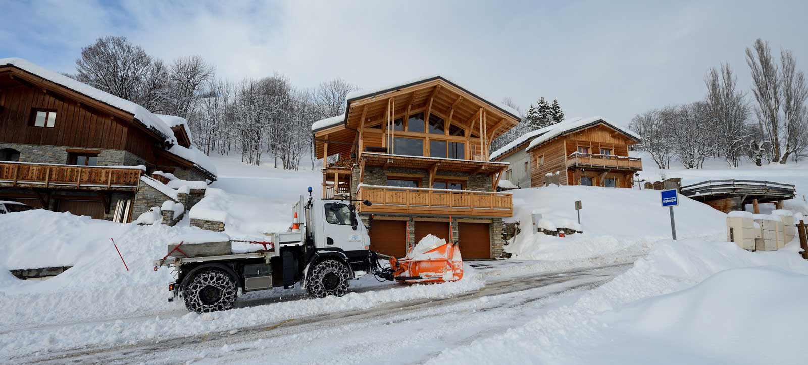 Chambre d'hôtes La Case à Kio proche de Bourg-St-Maurice. Hiver 2018